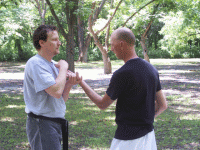 Moving into a finger lock