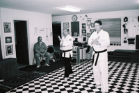 Foster Sensei and Wilson  Sempai practicing Ananku