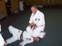 Shipes Sensei working the floor